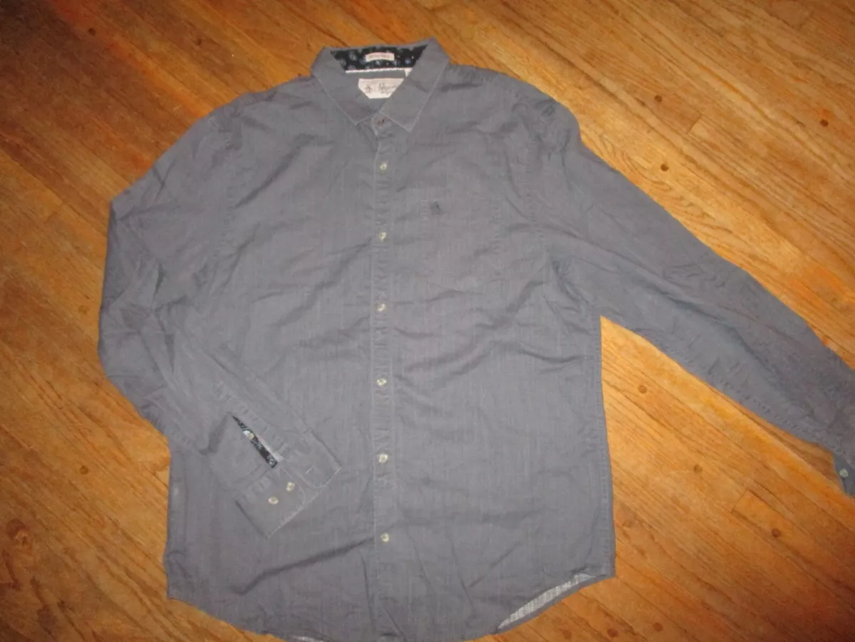 Penguin heritage slim fit long store sleeve shirt