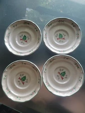 Set Of 4  Intl Tableworks  Marmalade Japan Stoneware Bread Plates 