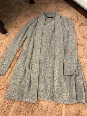 Cardigan Ouvert White House Black Market - Gris Melange, Taille XXS, Très Bon état