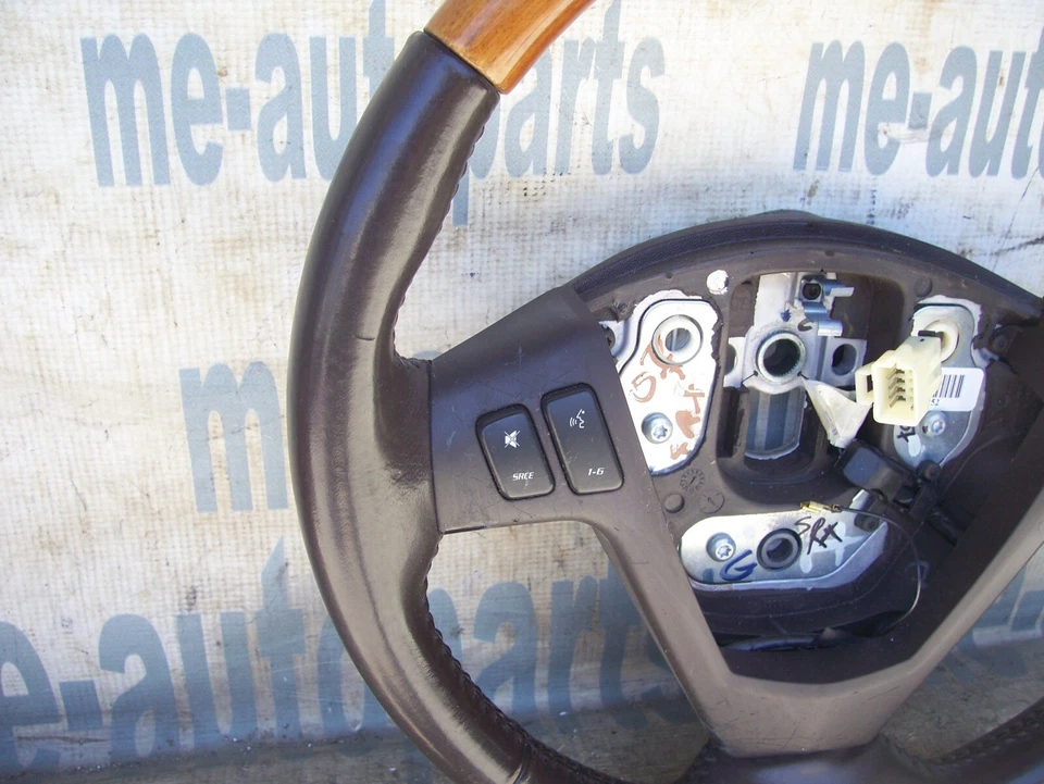Cadillac SRX 2007 OEM volante y botones interruptores madera grano 15913729 Foto 3 de 4