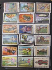 Mongolei BriefmarkensammlungA auf 2 Seiten