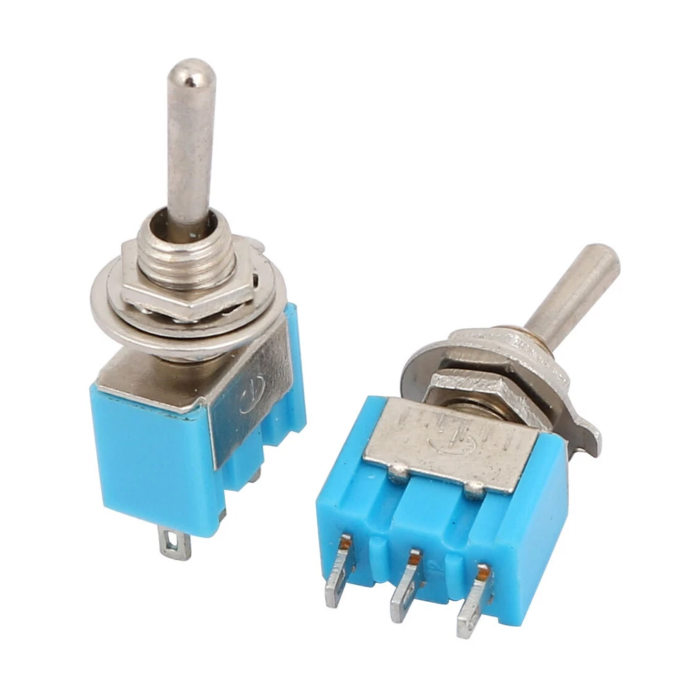 24Pcs AC 125V 6A SPDT ON/ON 2 position Switch bascule contrôle circuit 3 bornes - Photo 2/2