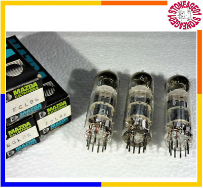 Un couple de triodes-penthodes ecl86 - 6gw8 miniwatt - dario à