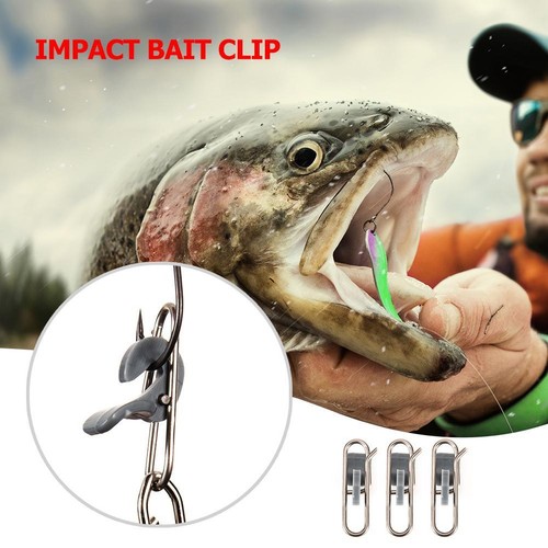 10Pcs Fishing Hook Decoupling Clip Reusable for Fishing Enthusiasts - Zdjęcie 7 z 11