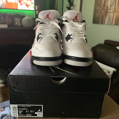 Size 9.5 - Jordan 4 Retro Mid Red Cement