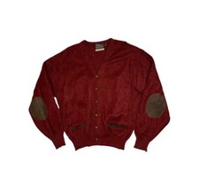 60  s Fuzzy Shag Mohair Cardigan Burgundy