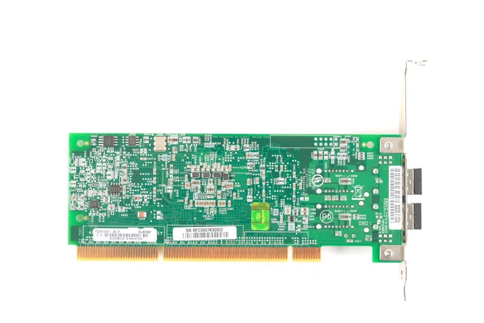 Qlogic QLA2462 4GB Dual Port FC PCIx Network JYGMX FC2410401-20 - Image 2 of 4