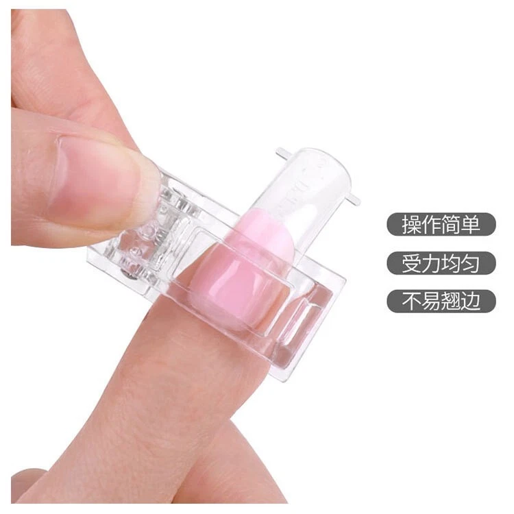 10Pcs Nail Tips Clip Quick Building Poly Builder Gel DIY Extension Clamp Clips - Image 4 of 4