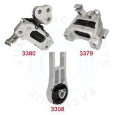 Motor & Transmission Mount Set For 14-2019 Jeep Cherokee V6 3.2L 3380 3379 3308