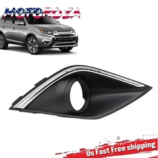 Right Passenger Side Bezel Fog Light Cover US For Mitsubishi Outlander 2016-2019