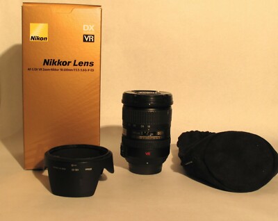 [良品/作例] Nikon AF-S 18-200mm f3.5-5.6G ED Nikon AF-S 18-200mm 3.5-5.6 Lens DX G ED in Box with Promaster