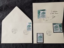 2 Timbres Neufs  + Oblitérés 1er Jour / Forêt des Landes / Dédicacée / Velin