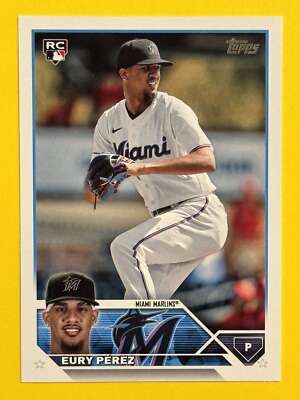 EURY PEREZ 2023 Topps Update Rookie #US139 Miami Marlins