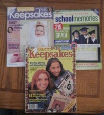 Lot 3 Creating Keepsakes Scrapbooking Magazines School Memories 25 Easter Ideas