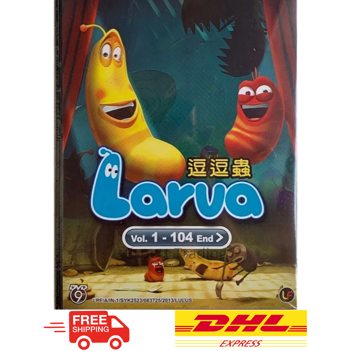 Kids Cartoon DVD LARVA Eps 1-104 All Region FREE SHIPPING - Main Image