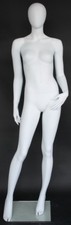 6 ft Female Abstract Head Mannequin Matte White New Style Mannequin SFW60E