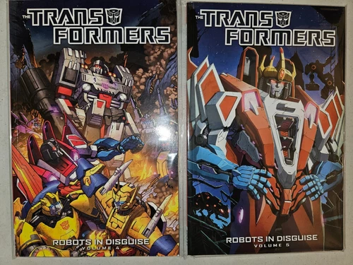 Transformers: Robots in Disguise TPB vol. #4, 5  (Lot of 2) Barber, 1st & Only