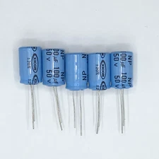 10 PCS XICON BI-POLAR BP NP 100uF 50V CAPACITOR USA SELLER