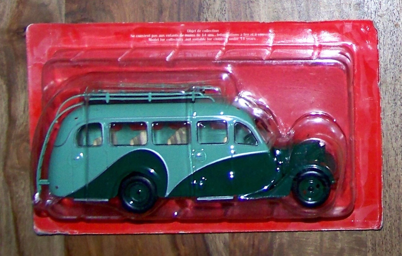 Autobus miniature Citroën U23 Hachette 1/43 pour collectionneur de véhicules anciens