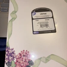 Computer  Letterhead Paper Hydrangeas 100 Sheets New