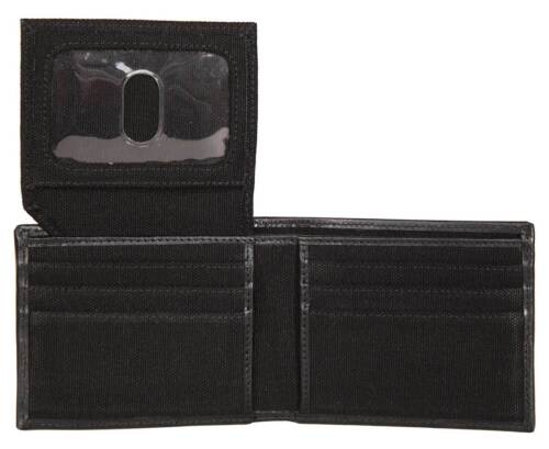 Harley-Davidson Men's Patch Cotton Canvas & Leather Bi-Fold RFID Wallet - Black - Picture 3 of 3