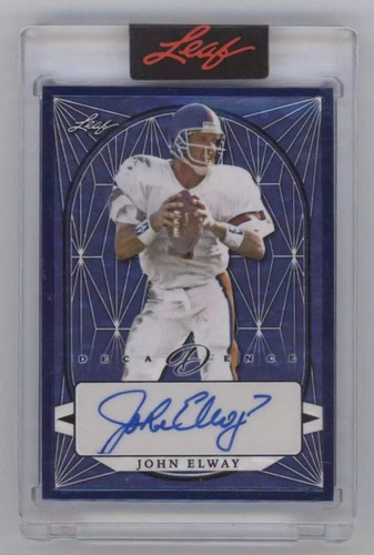 John Elway 2022 Leaf Decadence Auto 4/5 #BA-JE1