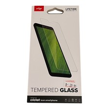 Tempered Glass For Cricket Icon Smart Phone protection