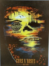 GUNS N' ROSES Orlando Concert Flyer 2016 A4-Sized High Quality Carded Print