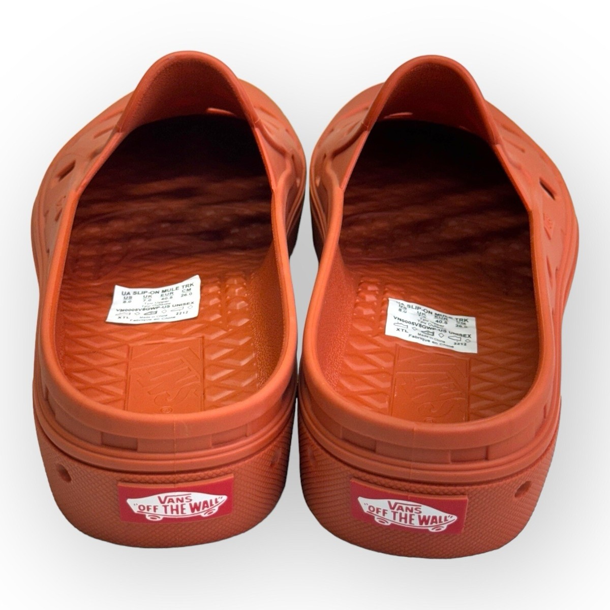 New Vans Slip-On Mule TRK Burnt Ochre Brown Sneakers Water  display picture 2