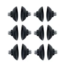 EZ Reacher Replacement Suction Cups, Rubber With Locknuts (48 Replacement Cups)