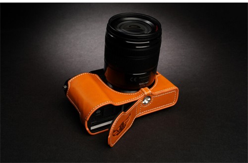 Panasonic Lumix GX9 Leather Half Case Camera Retro Cover TP Handmade - Bild 11 von 16