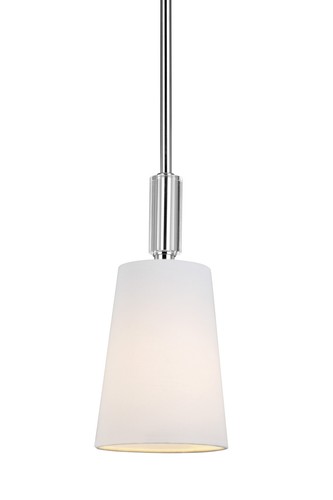 Feiss P1303PN Lismore 1-Light Polished Nickel Pendant