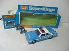 Matchbox Lesney Superkings K-78 Plymouth Gran Fury Police Car- blue, boxed