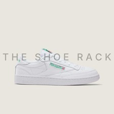 Reebok Club C 85 Men's Sneakers White/Green 100000155 New with Box