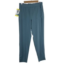 32 Degrees Women's Pant Blue Pockets Elastic Waist Activewear Pull On Size S