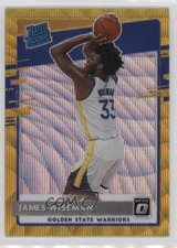 2020-21 Panini Donruss Optic Rated Rookie Gold Wave Prizm James Wiseman #152 1u6