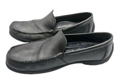 ECCO Mens Classic Moc Loafer Driving Shoes Black Leather EUR 45 US 11-11.5 