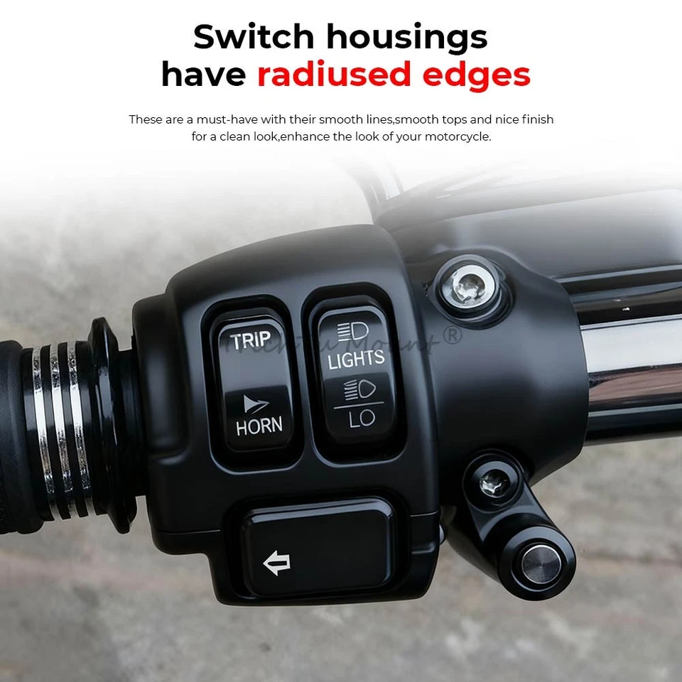 Переключатель корпуса кнопки крышки для Harley Softail Deluxe наследия классический Fat Boy XL - Изображение 3 из 4