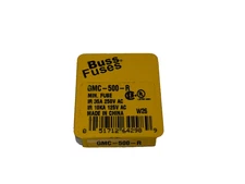 LOT OF 5 NEW IN BOX Bussman GMC-500-R Fuses
