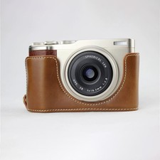 Leather Camera Bag Dock Case Base Protection Cover Shell For Fujifilm XF10 New