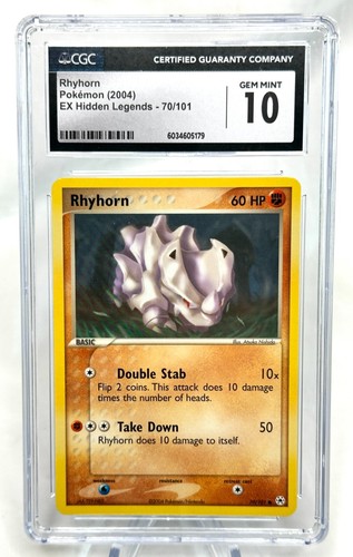 Rhyhorn graded CGC 10 for sale on eBay