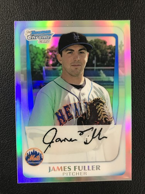 #ad 2011 Bowman #BCP51 James Fuller Chrome Prospects Refractors 799 New York Mets $1.50