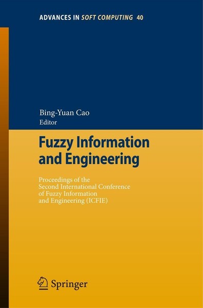 Fuzzy Information And Engineering Bing-Yuan Cao-image