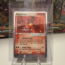 Pokemon Magmar ex Holo English 100/109 EX Ruby & Sapphire