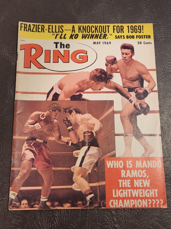 May 1969 The Ring Magazine Mando Ramos Boxing