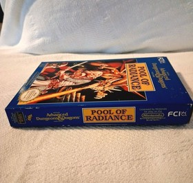 Advanced D&D: Pool of Radiance NES Box Only Good Condition