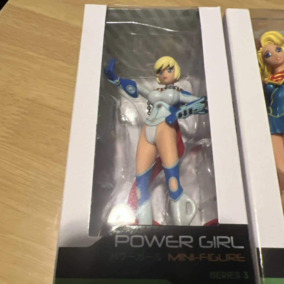 DC Direct Ame Comi Series 3 Lot Supergirl PowerGirl Hawkgirl Mini-Figure 6” - Image 4 of 4