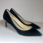Jimmy Choo Velvet Romy Heels / Size 37 Made In Italy Worn Once