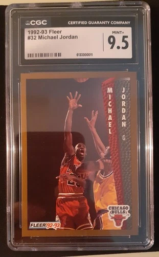 1992 Fleer Jordan PSA 9.5