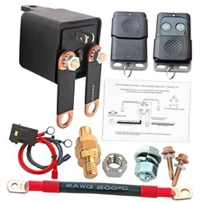 3/8" Side Post Remote Battery Disconnect Switch 12V Battery Kill Switch for 